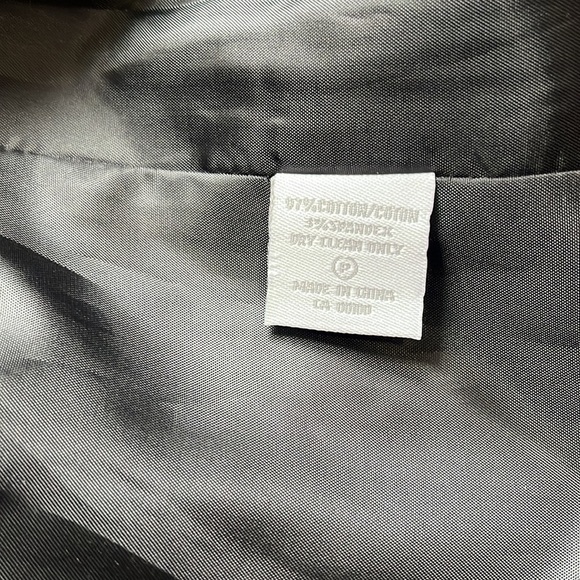 Woman's Velvet Blazer Alfred Sung Pure Black Large - Picture 4 of 4